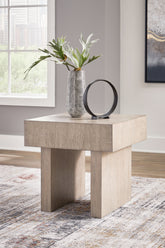 Bay Furniture Gallery - Ashley Furniture - Jorlaina End Table - Square End Table / Light Grayish Brown - T922-2